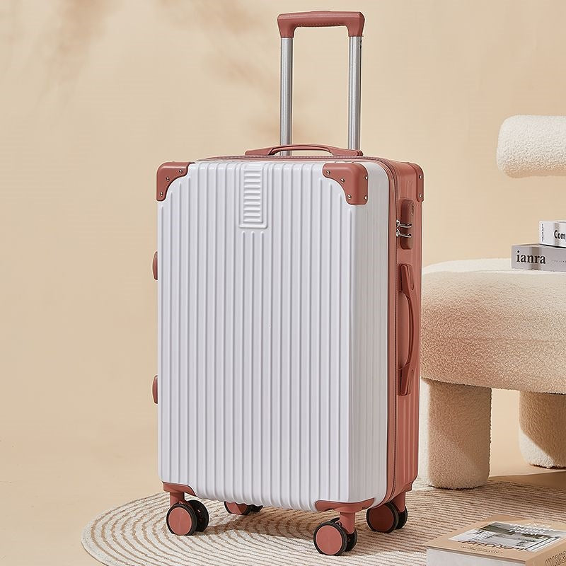 Hard-shell suitcase with double safety lock and flexible interior Stornfield