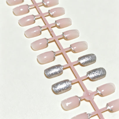 Elegant French Tip Nail Art Extensions Stornfield