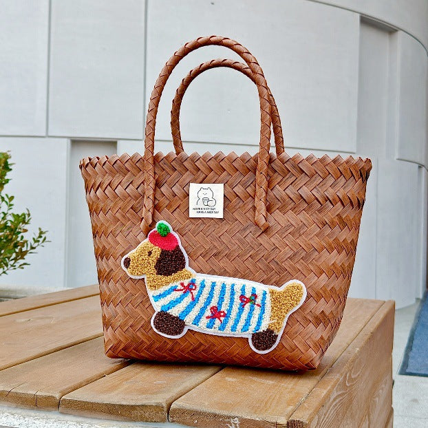Handcrafted Basket Bag Made of High-Quality Material Stornfield