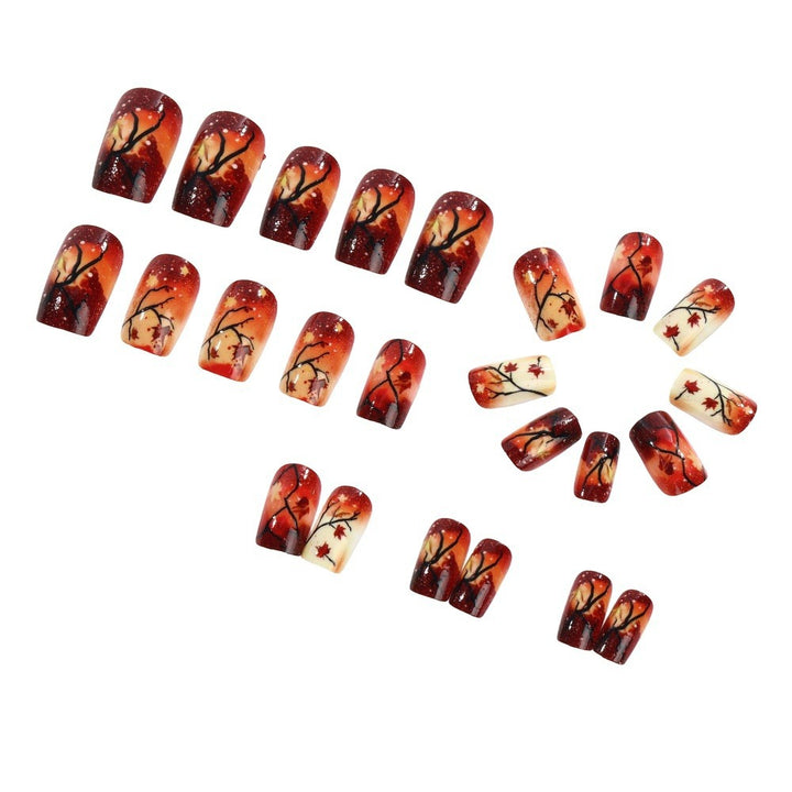 Artful Autumn Art Nails Stornfield