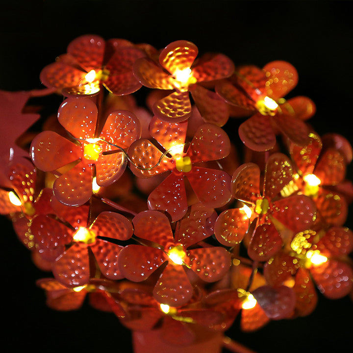 Decorative Metal Peacock Garden Stake Sculpture With Integrated LED Fairy Lights And Weatherproof Outdoor Stake Stornfield