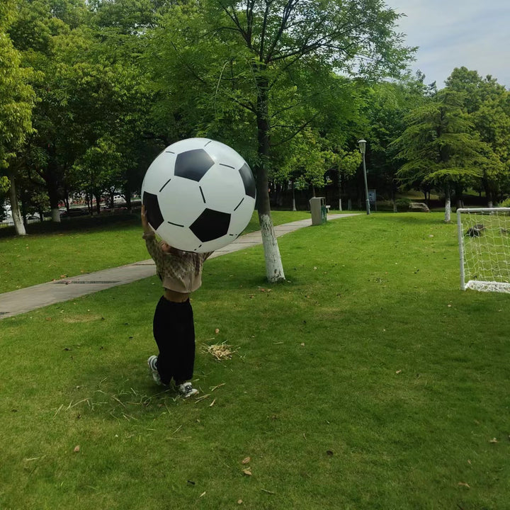 Unisex Inflatable Football Game Ball with Large Diameter Stornfield