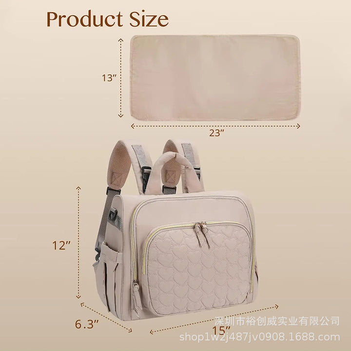 Multi-Functional Diaper Backpack with Changing Mat Stornfield
