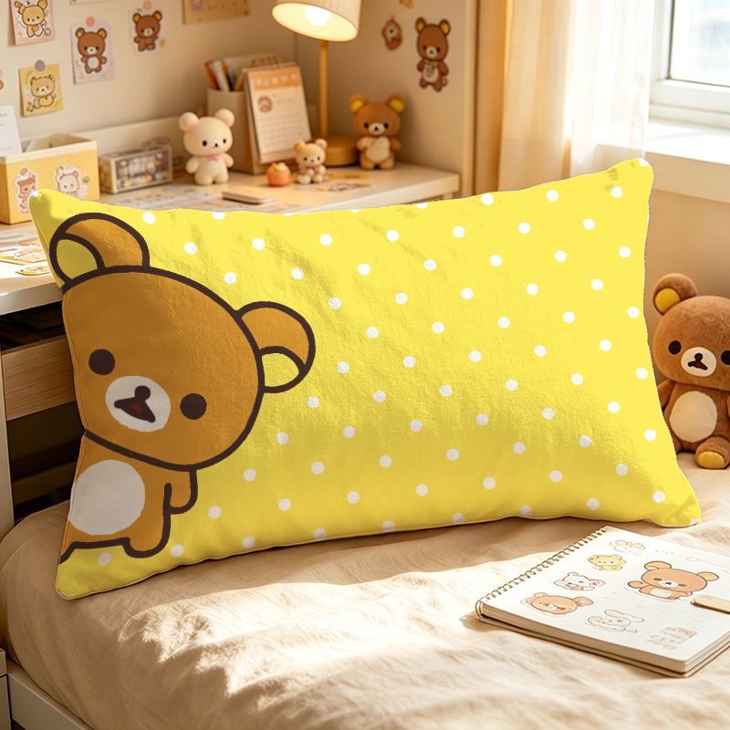 Cute Plush Bear-Themed Pillow