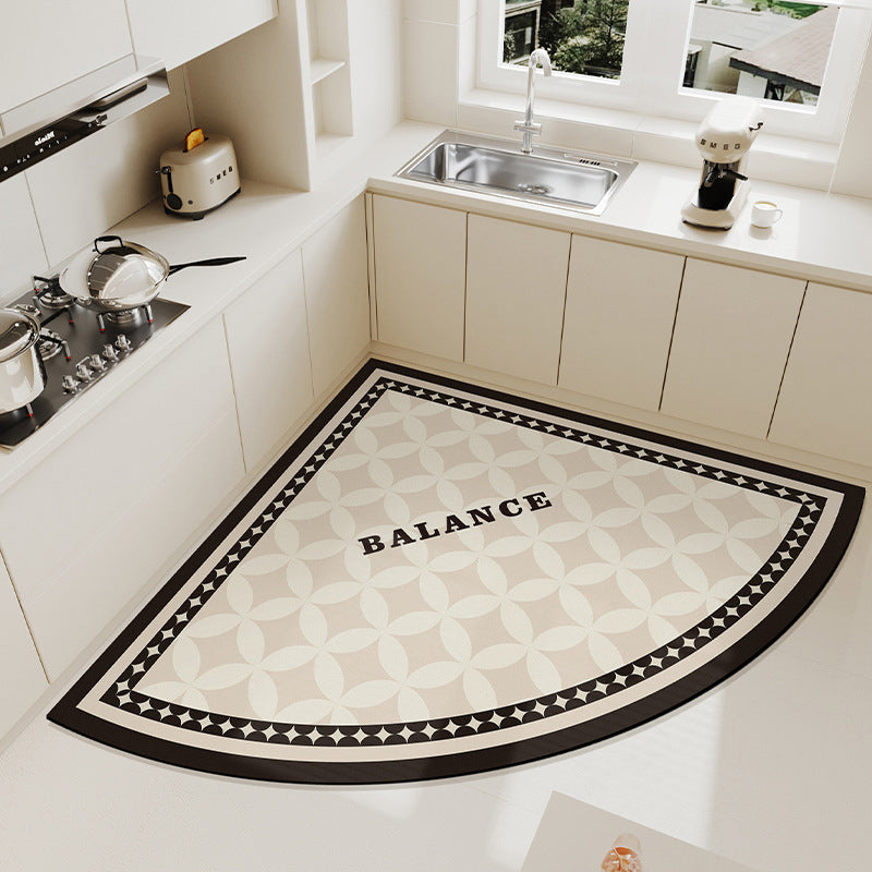 Heart-Shaped Kitchen Mat