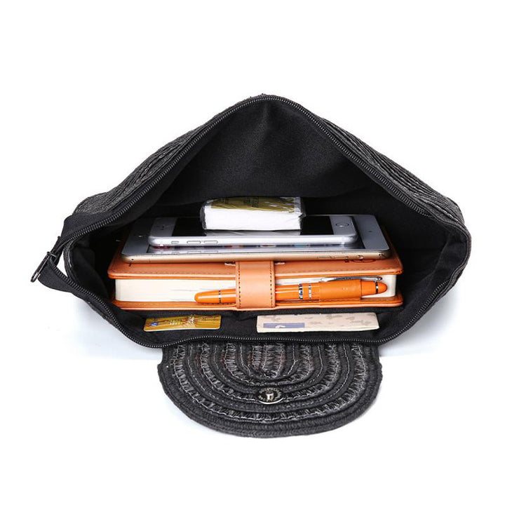 Elegant Clutch Bag with High-Quality Woven Structure Stornfield
