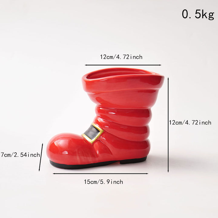Decorative Boot-Shaped Planter