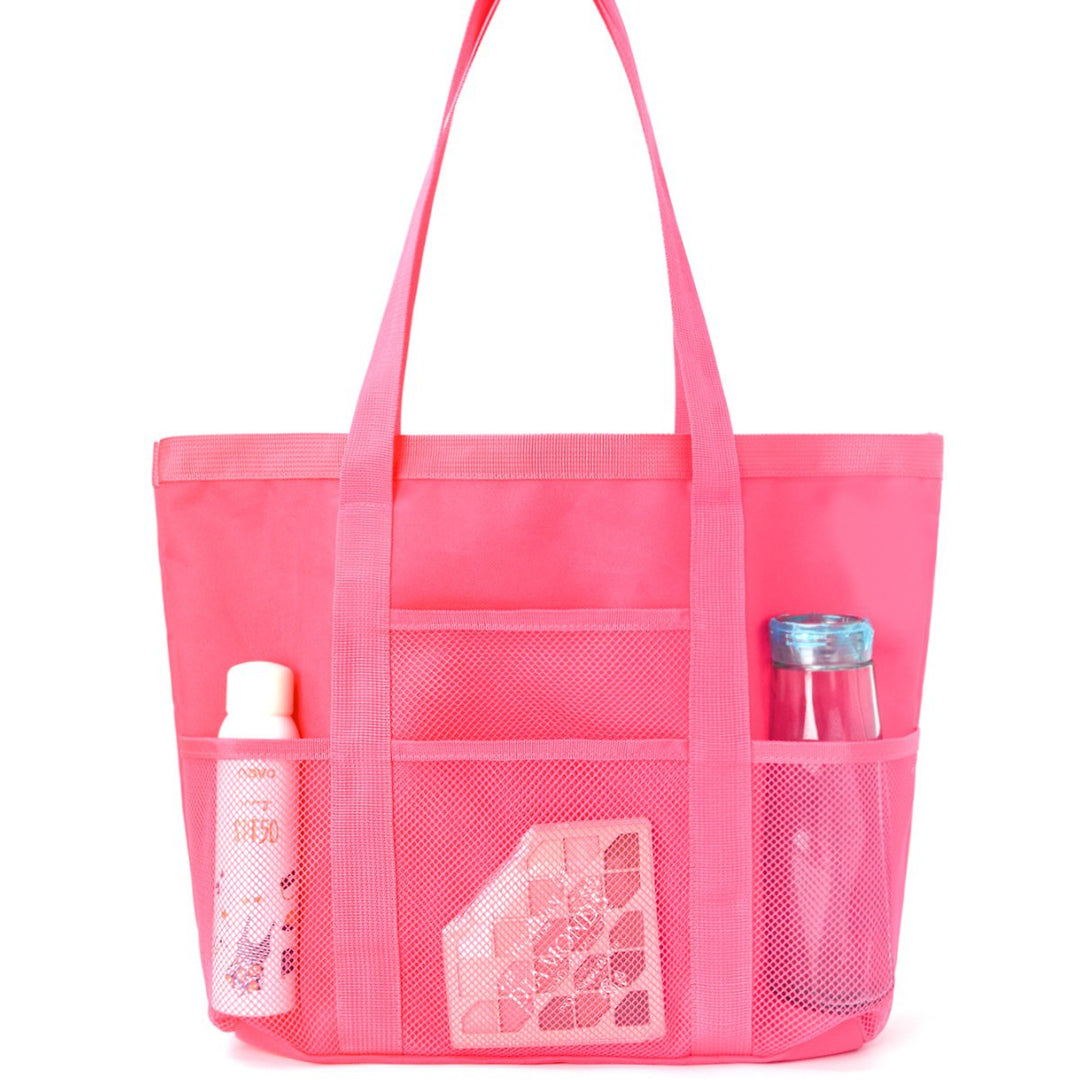 Multifunctional shopping bag with practical outer pockets Stornfield