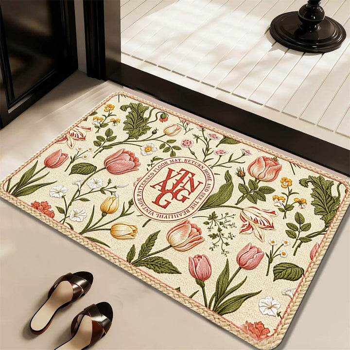 Floral Patterned Doormat