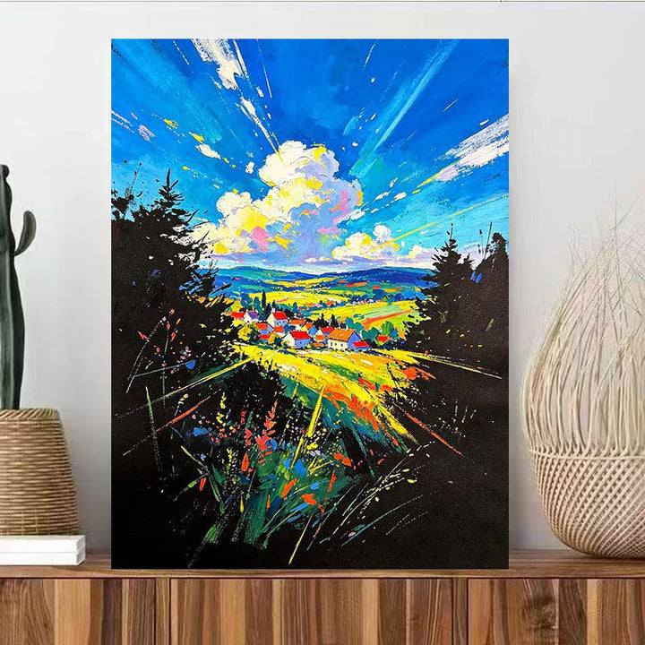 Landscape Inspired Abstract Wall Art Stornfield