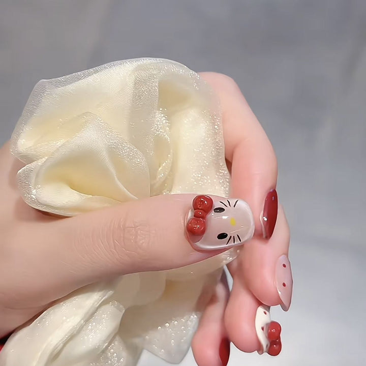 Whimsical Character-Themed Press-On Nail Set Stornfield