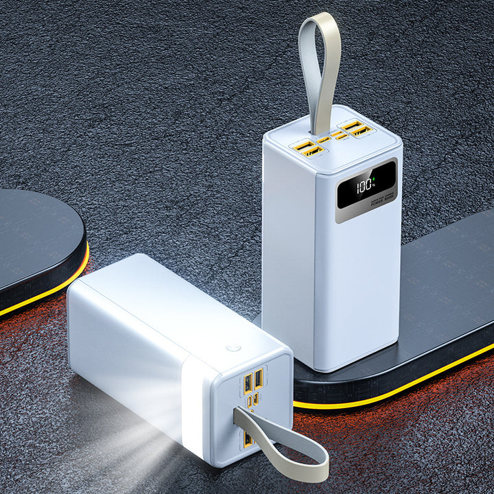 Portable power bank with smart LED display and high-performance USB ports Stornfield