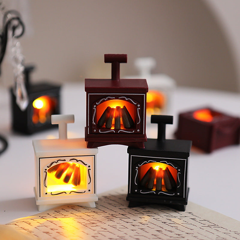 Decorative Mini Lantern with Warm Light Stornfield