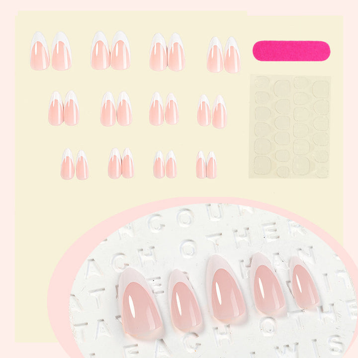 Artificial nail set with trendy, minimalist design Stornfield