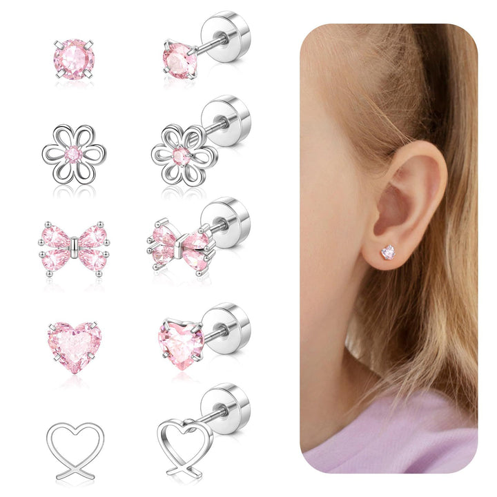 Gemstone Stud Earring Set Stornfield