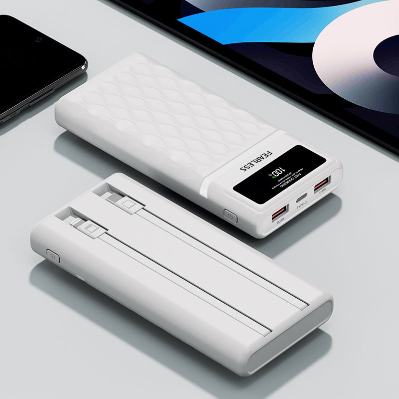 Power bank with integrated LED display and dual USB ports Stornfield