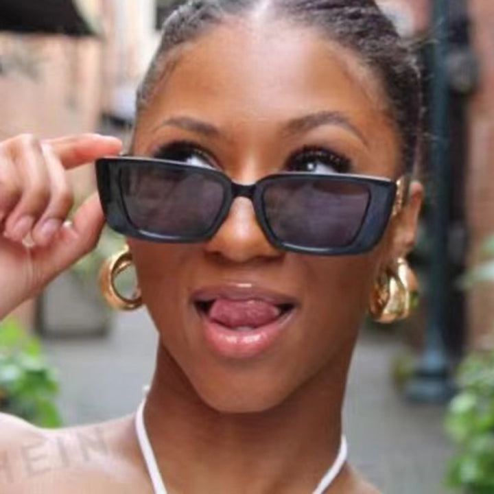 Women's trendy oversized sunglasses with unique leopard print Stornfield
