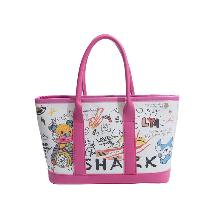 WoPlayful Illustrated Canvas Tote Bag Stornfield