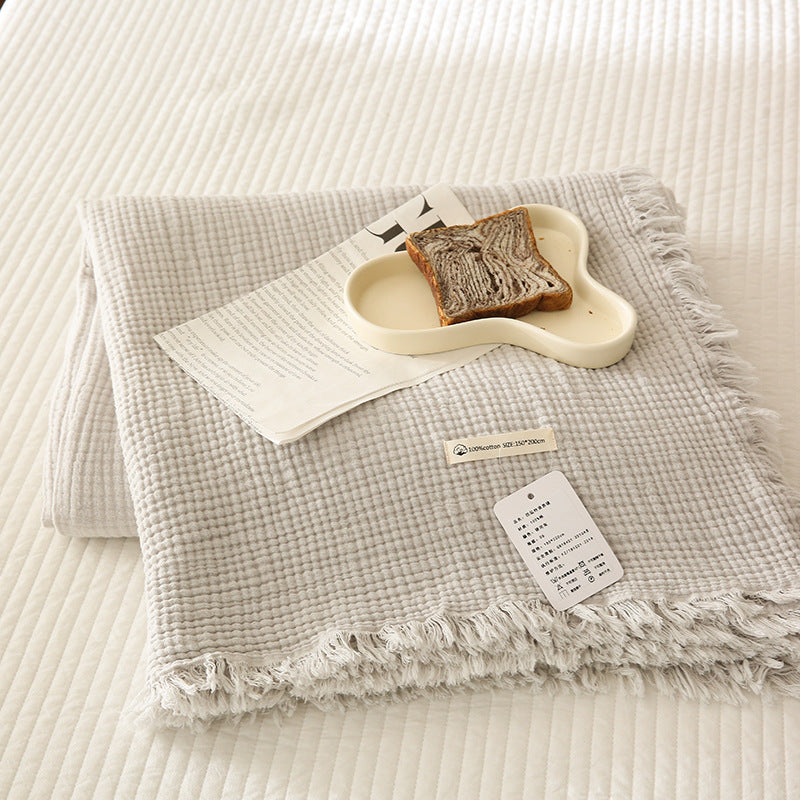 Women's cozy waffle textured blanket Stornfield