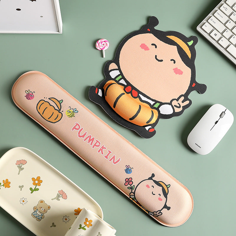 Cartoon-Themed Ergonomic Wrist Support Pad