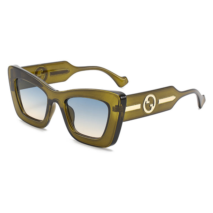 Women's designer sunglasses with distinctive geometric frame and high-quality craftsmanship Stornfield