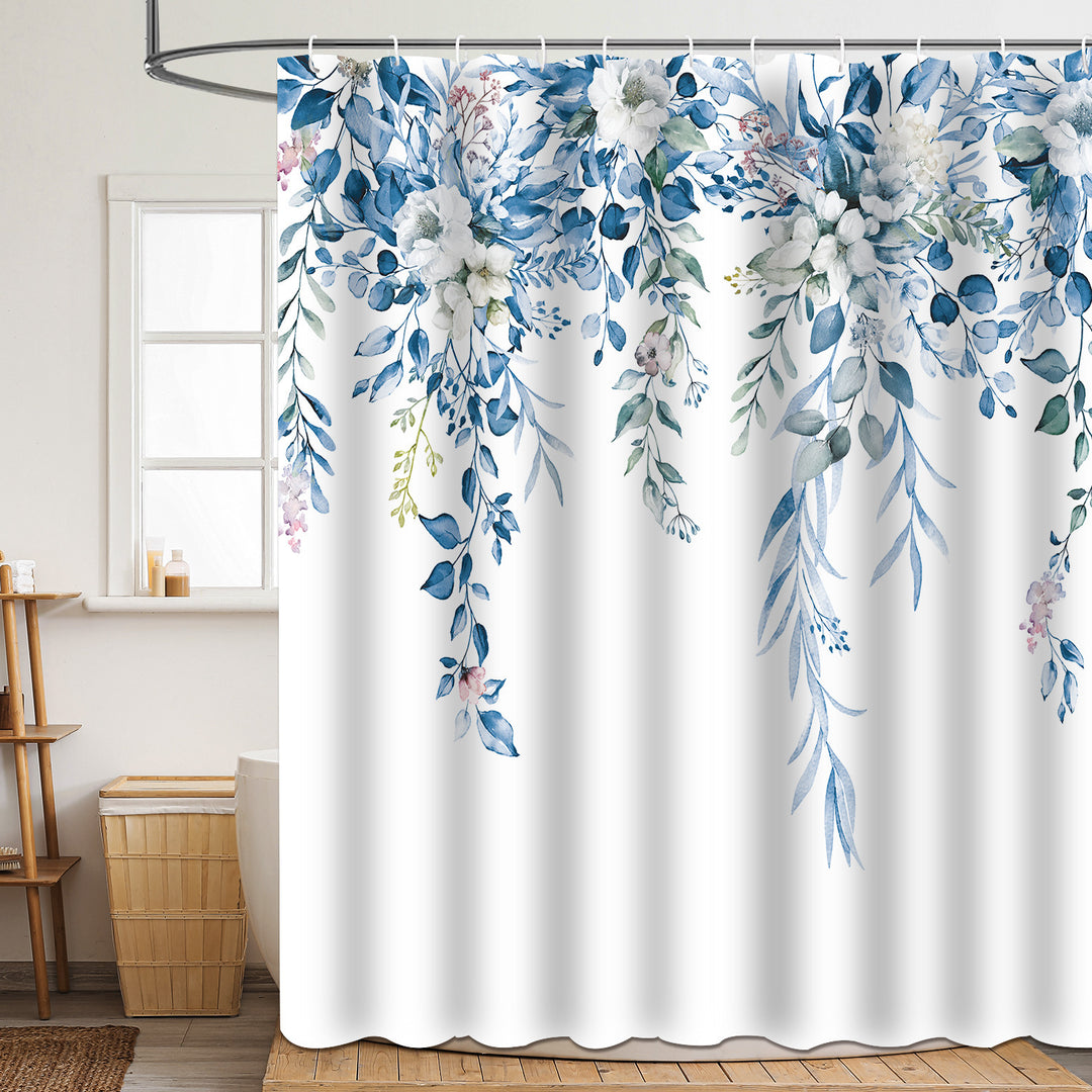 Floral Patterned Bathroom Shower Curtain Stornfield