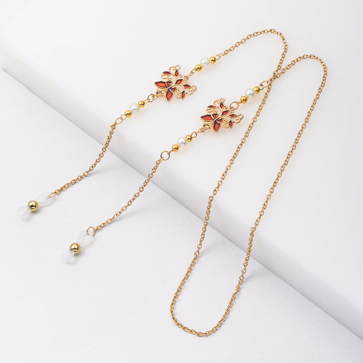 Elegant Floral Eyewear Chain Stornfield