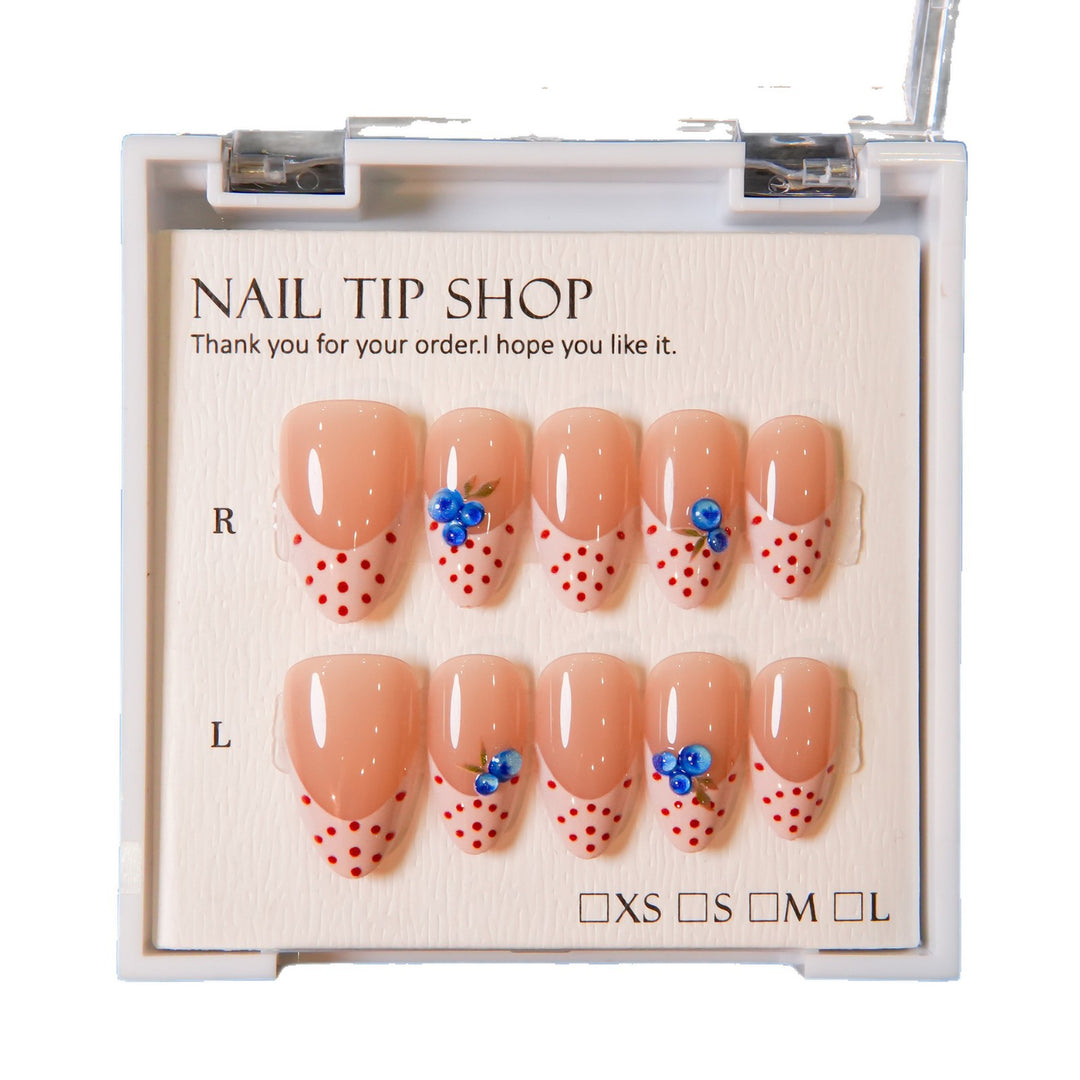 Decoratively Designed Press-On Nail Tips