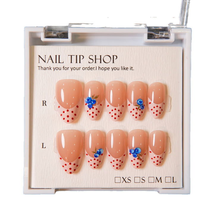 Decoratively Designed Press-On Nail Tips