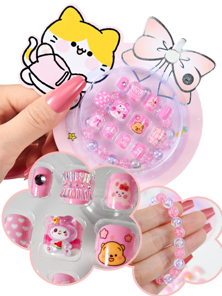 Cute Cartoon-Themed Press-On Nail Set Stornfield
