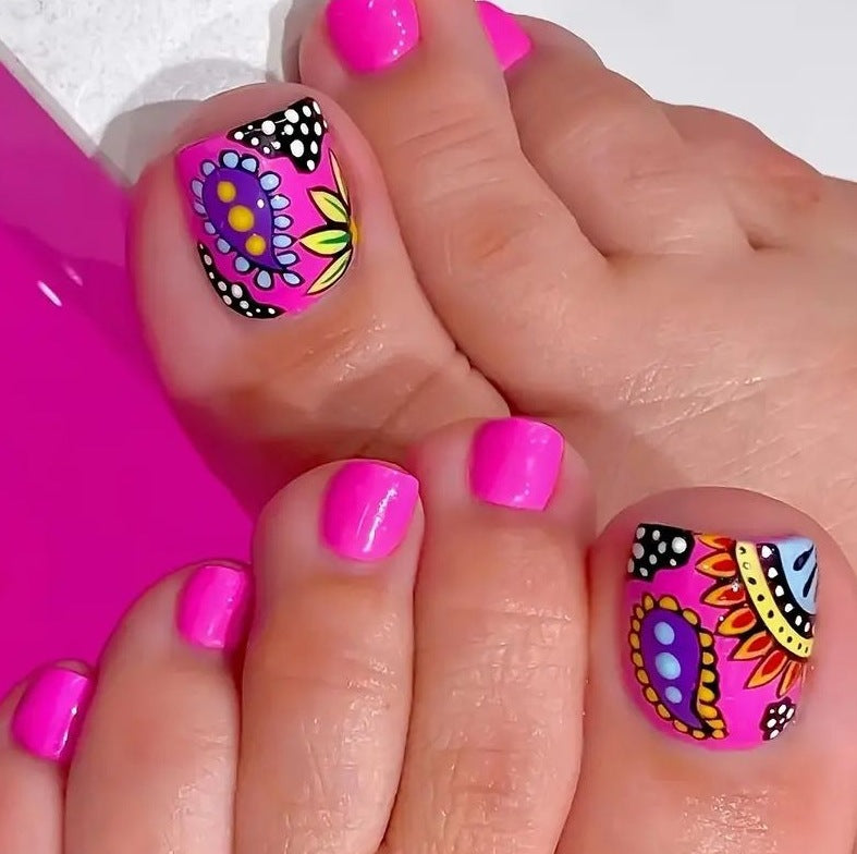 Floral Nail Design Enhancements Stornfield