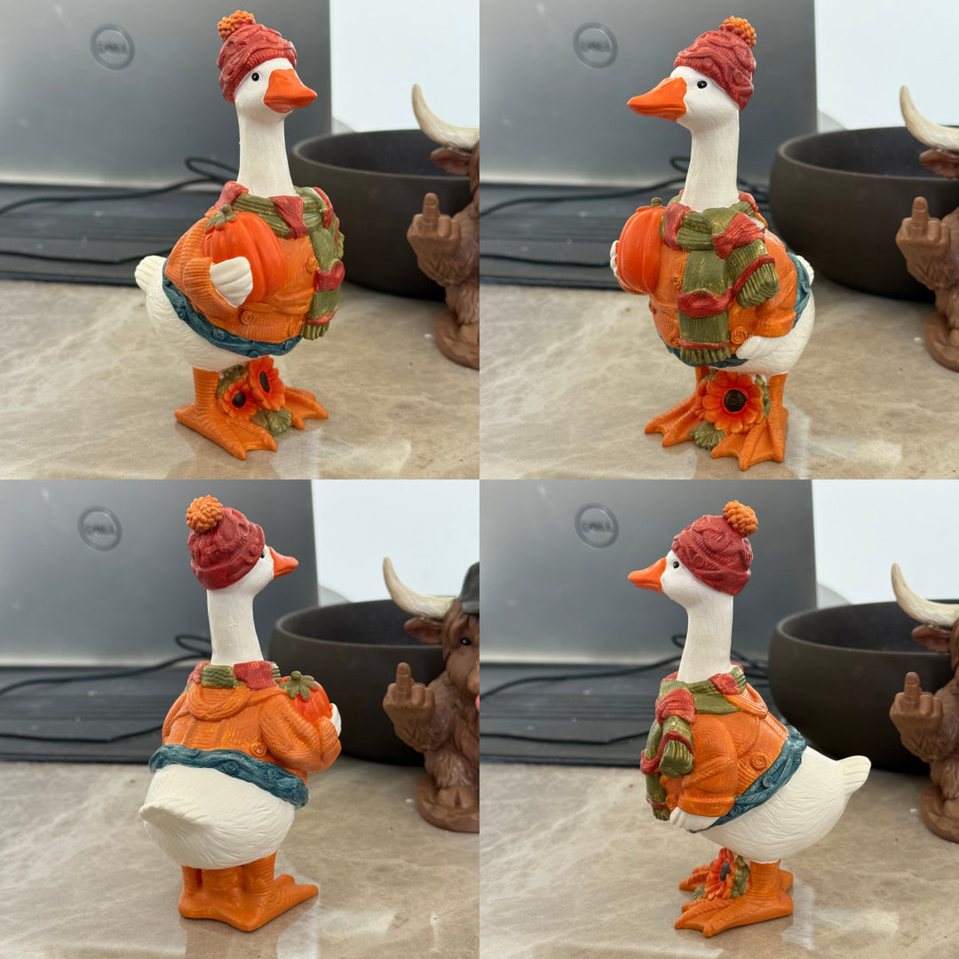 Decorative figurine of a sunflower goose Stornfield