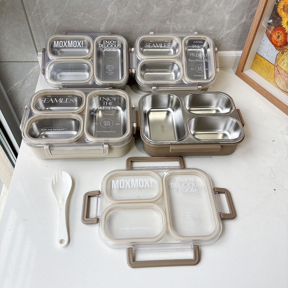 Premium Stainless Steel Multi-Compartment Food Storage Container