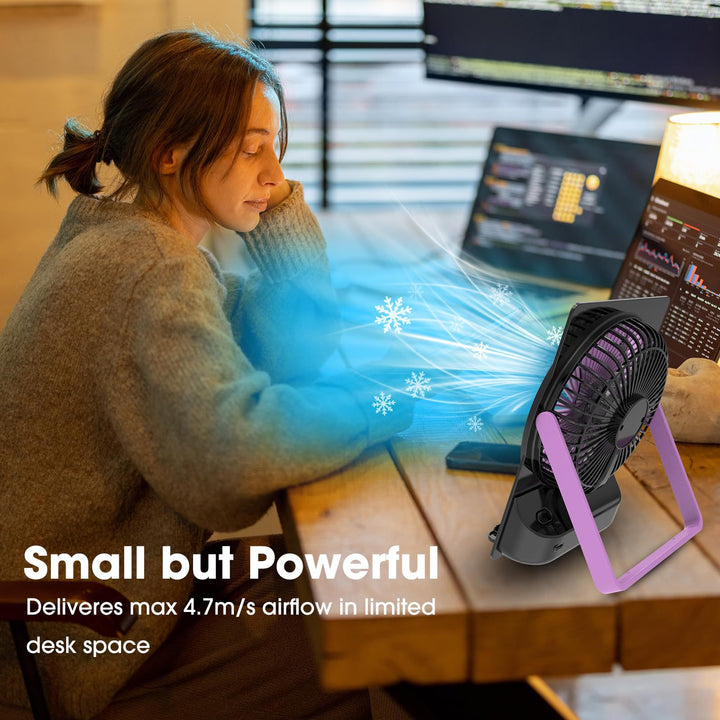 Unisex Portable USB Fan with Flexible Tilt Stornfield