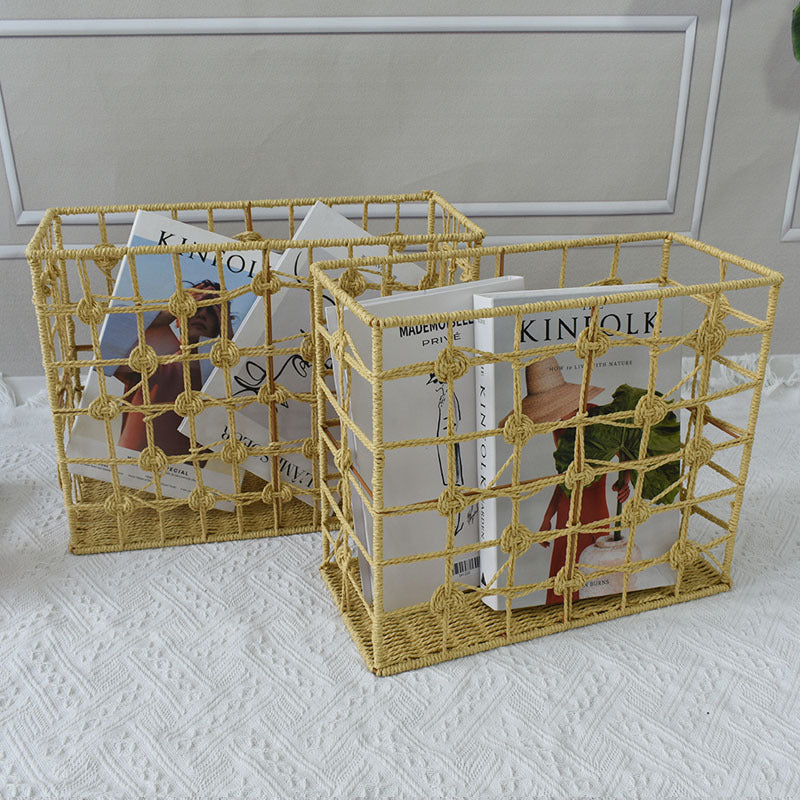Handwoven Natural Fiber Storage Basket Stornfield
