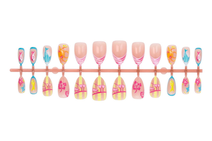 Artificial Nail Set with Maritime Motifs Stornfield