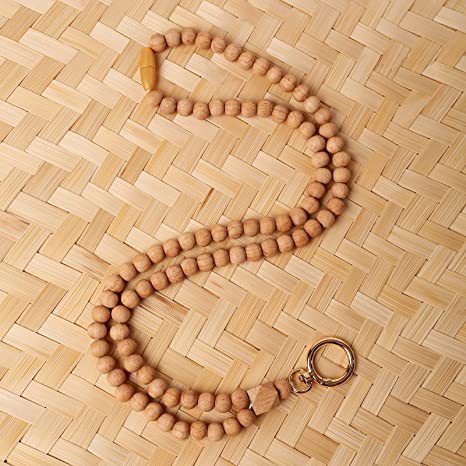 Elegant Wooden Beaded Eyewear Chain Stornfield