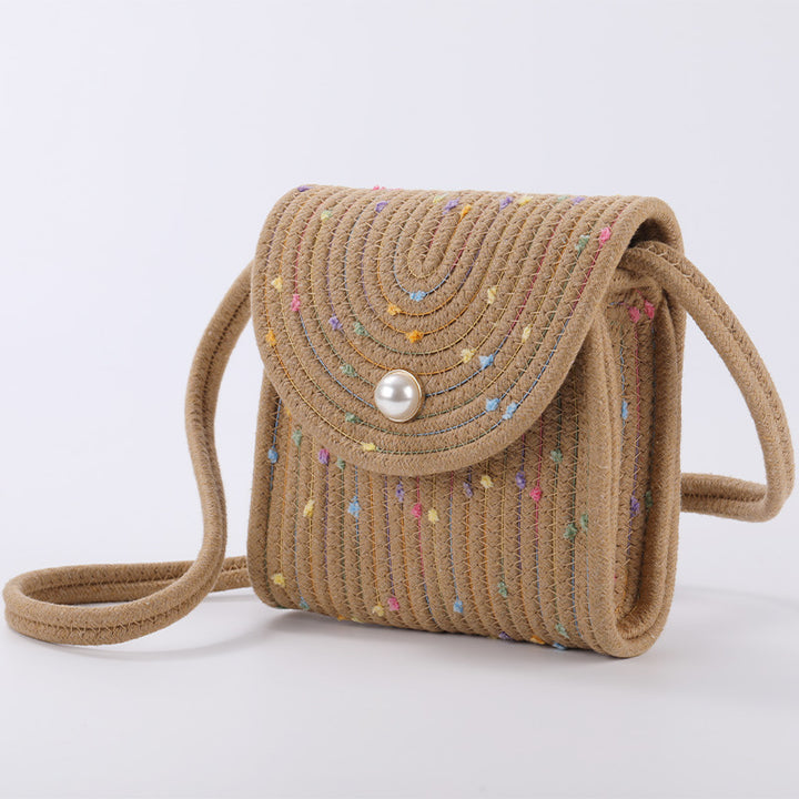 Women's Fashion Shoulder Bag with Decorative Pearl Closure Stornfield
