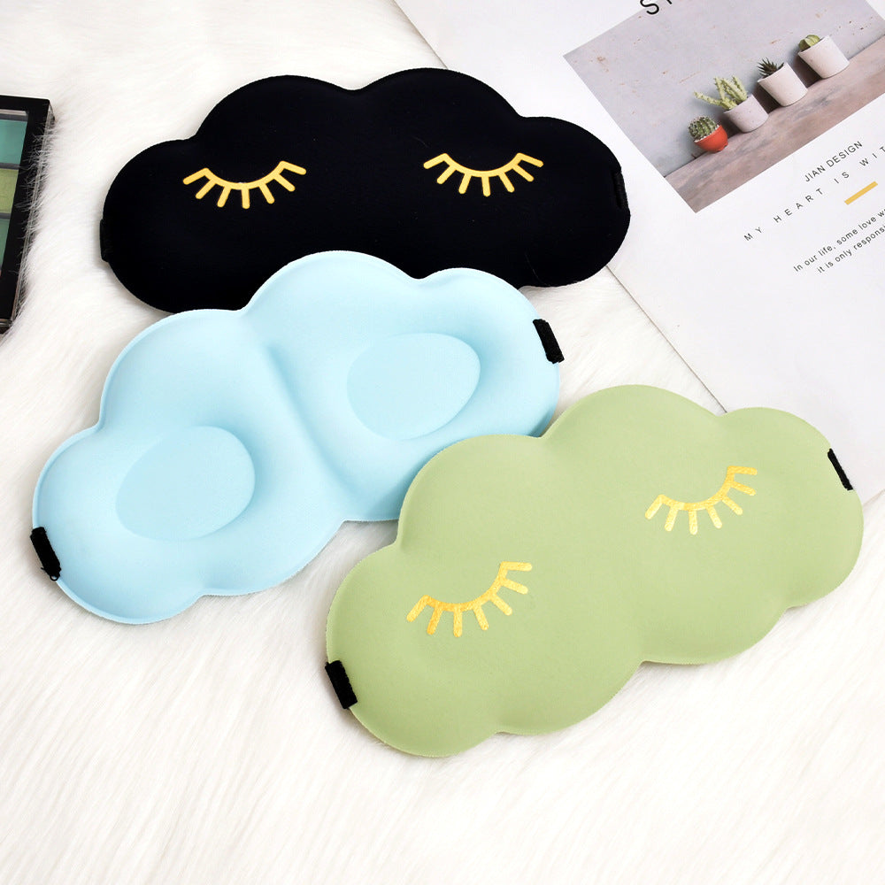 Women's cute cloud sleep mask made of memory foam with ergonomic padding and adjustable elastic band Stornfield