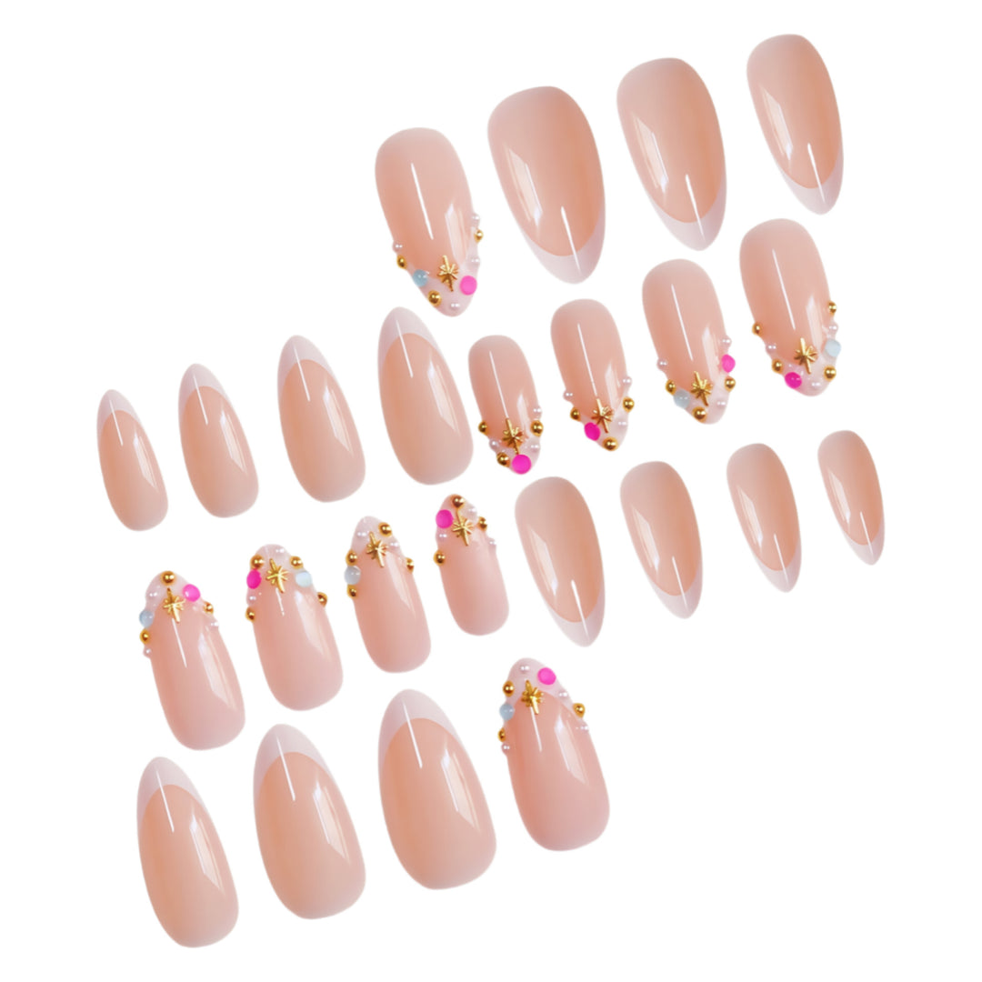 Decorative Press-On Nail Art Set Stornfield