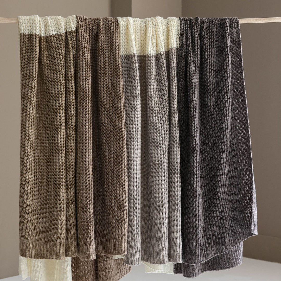 Cozy Knitted Throw Blanket