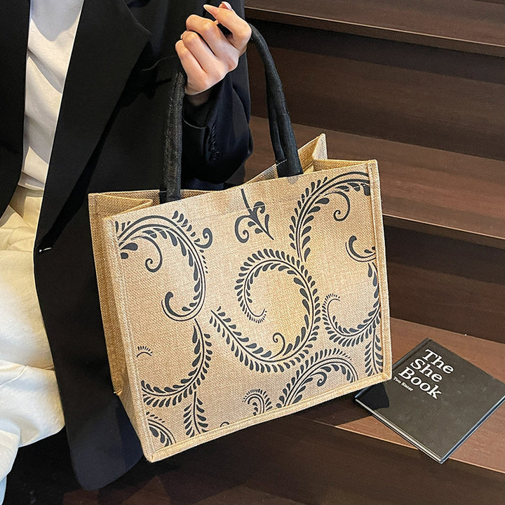 Elegantly Designed Linen Tote Bag