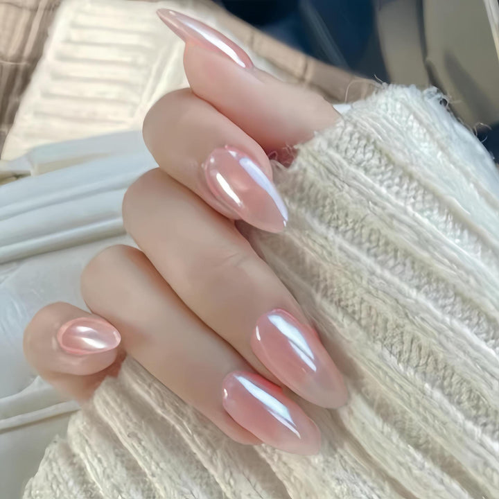 Glossy Pointed Press-On Nail Tips Stornfield