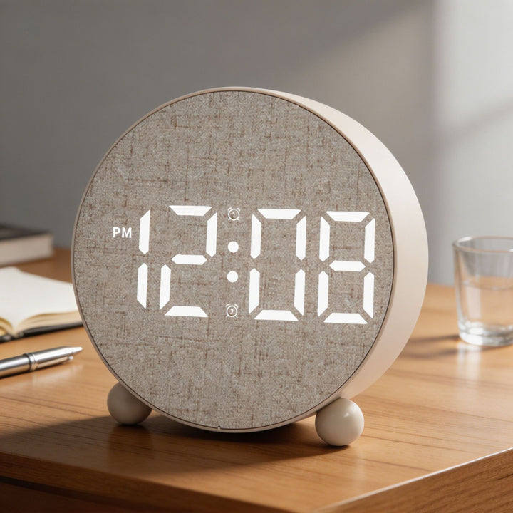 Digital Alarm Clock with Large LED Display and Temperature Display Stornfield