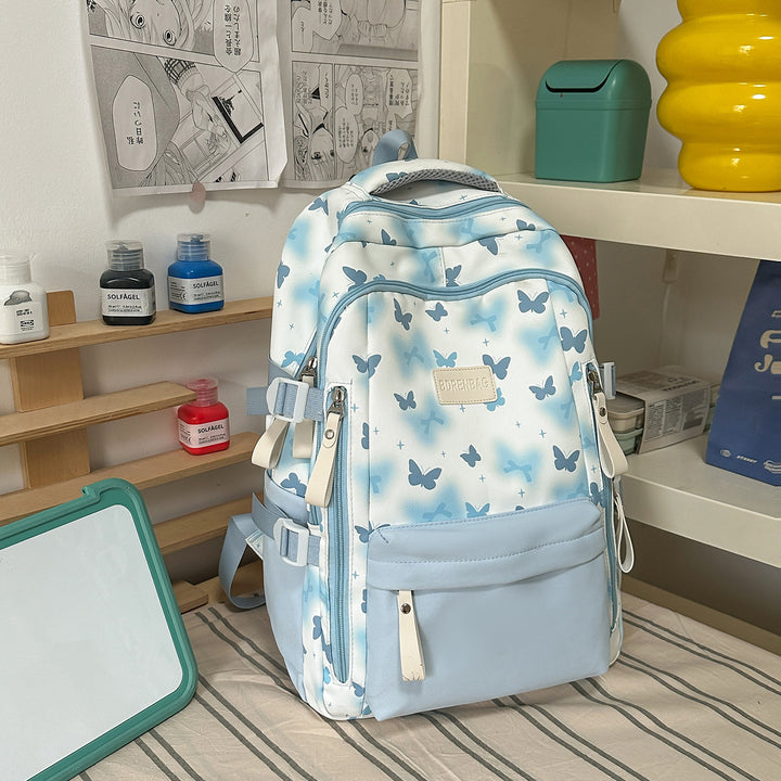Cute Butterfly-Themed School Backpack Stornfield