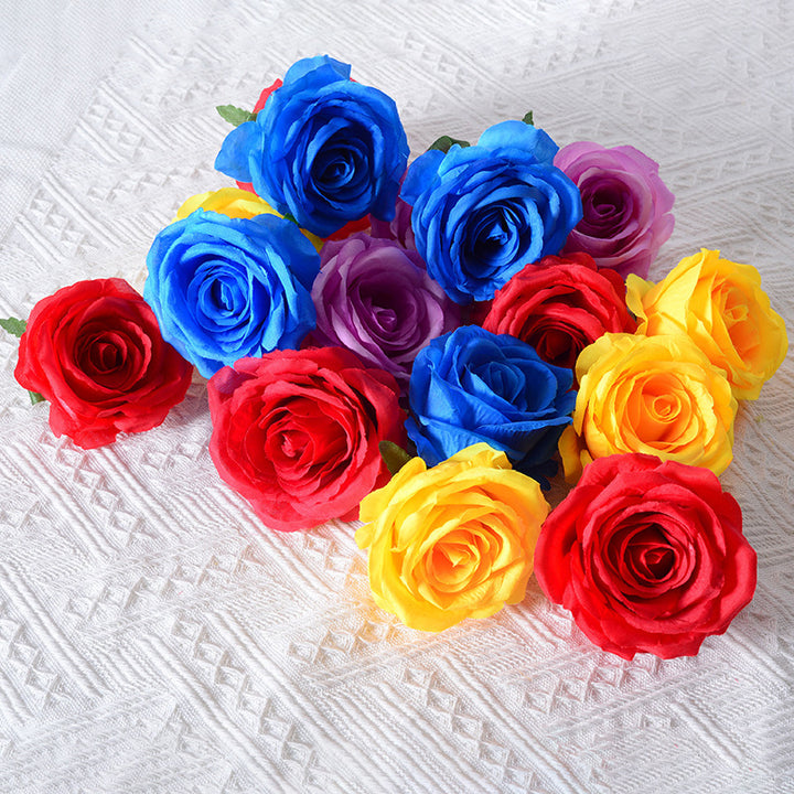 Vibrant Silk Rose Flower Accessory
