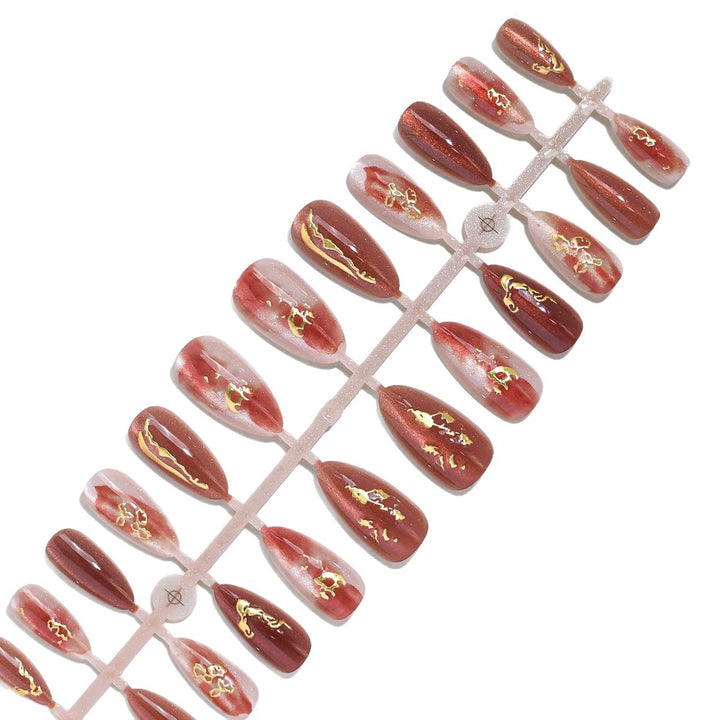 Artistic Decorative Press-On Nail Tips Stornfield