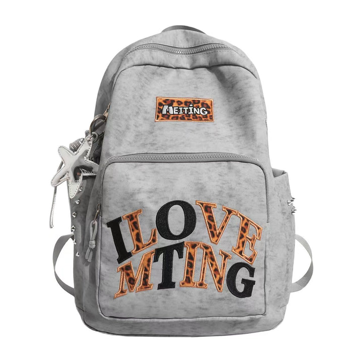 Trendy Graphic Embroidered Backpack Stornfield
