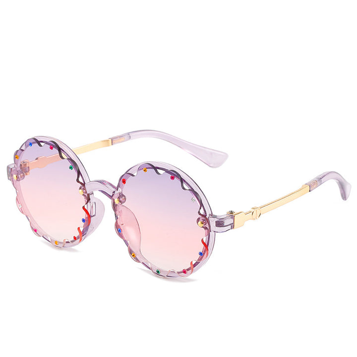 Stylish Decorative Round Frame Sunglasses Stornfield
