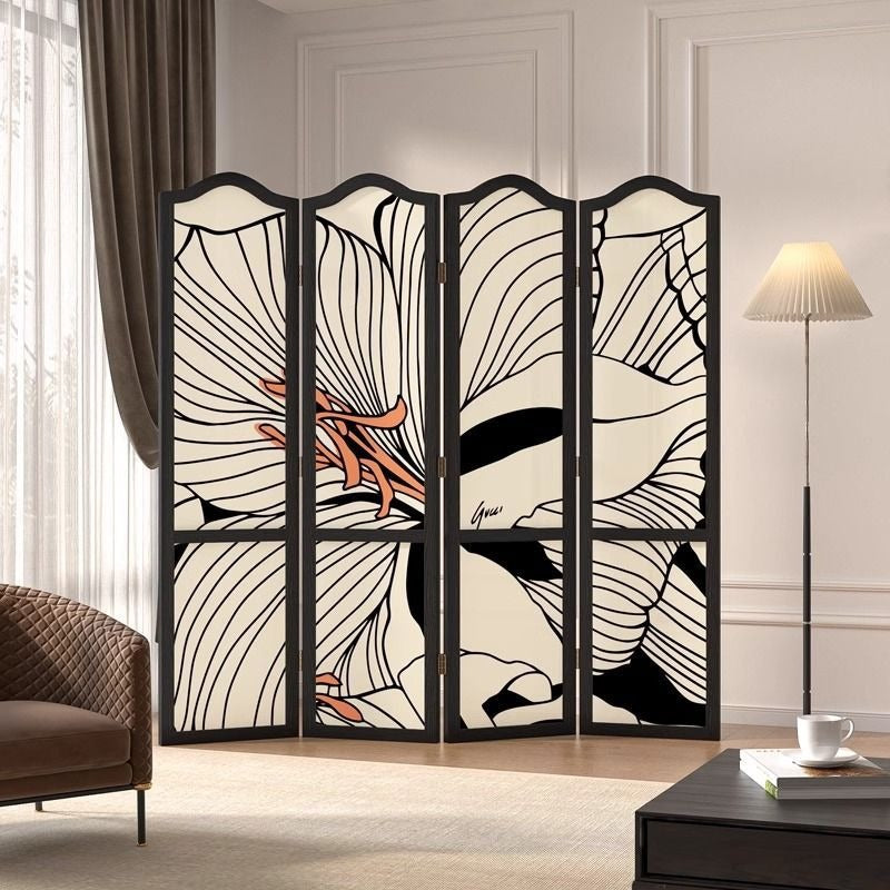 Flower Motif Room Divider Stornfield